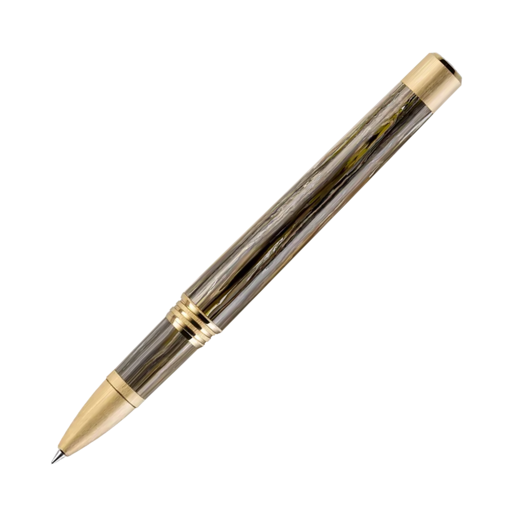 Close-up view of Montegrappa Zero Zodiac Capricorn Rollerball Pen's tip