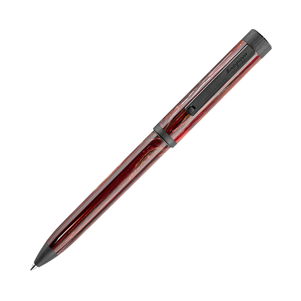 Montegrappa Zero Zodiac Scorpio Ultra Black IP Steel Ballpoint Pen