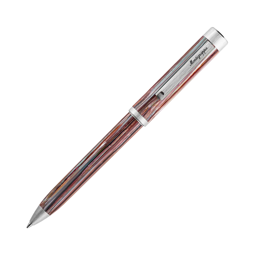 Montegrappa Zero Zodiac Pisces Palladium IP Steel Ballpoint Pen