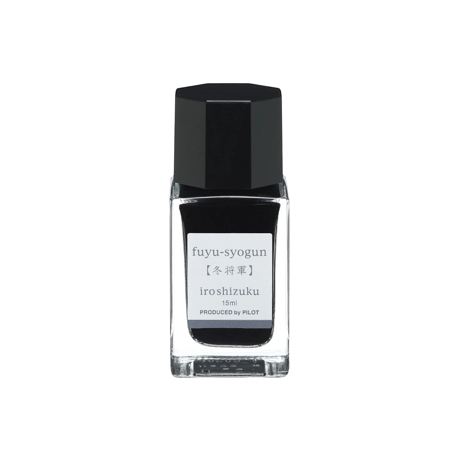 Landsiedel Fine Writing Pilot iroshizuku Fuyu-syogun Tinte im 15ml Glasflakon mit schwarzem Verschluss