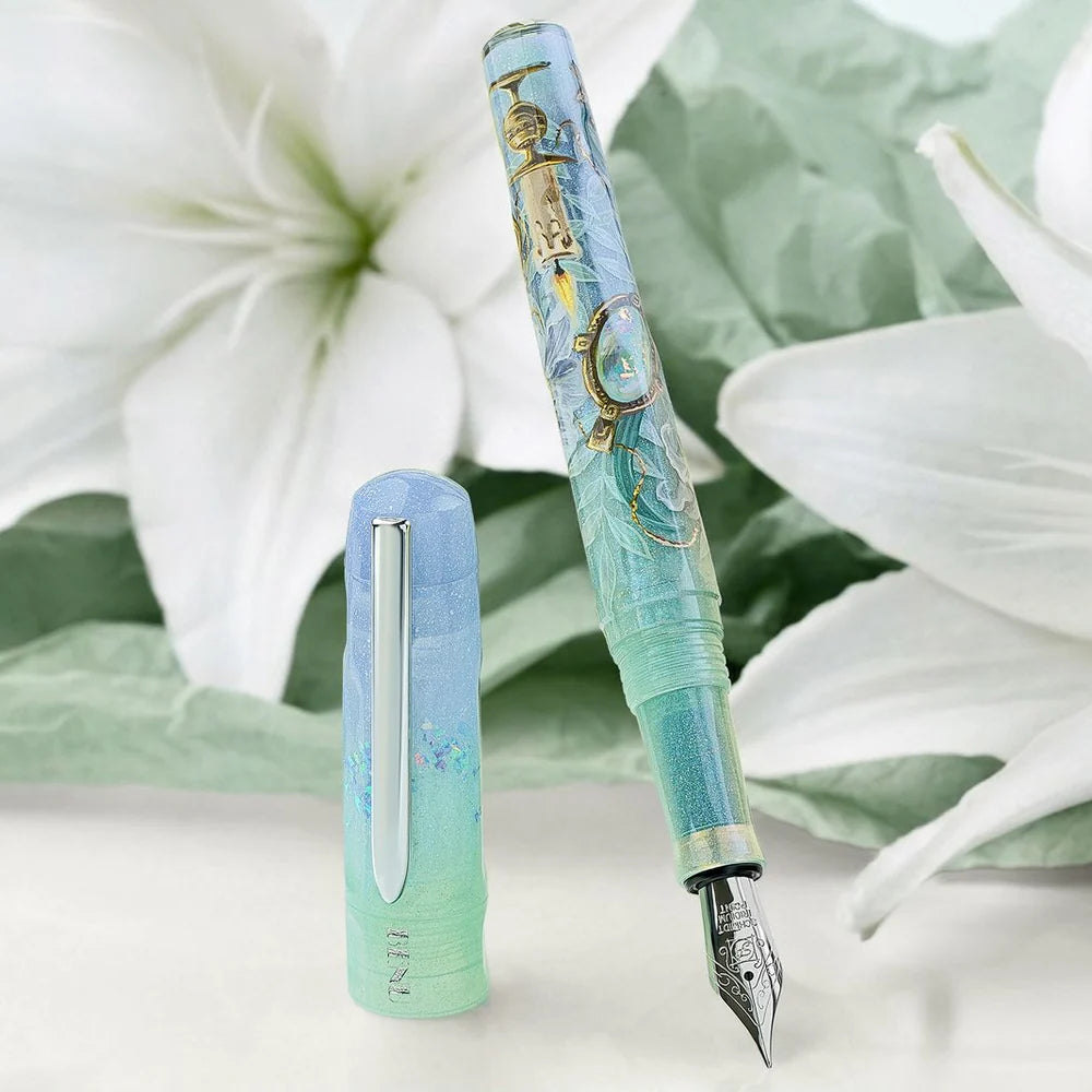 Benu Talisman White Lily Fountain Pen